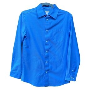 Cat & Jack Blue Oxford Shirt Boy’s Size XL 16